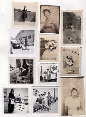 LOVELY BLACK AFRICAN AMERICAN WOMEN WILMINGTON NC VINTAGE SNAPSHOT PHOTOS LOT - K-townConsignments