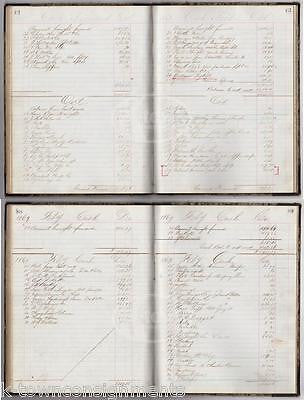 J. B. LEONARD CO BOSTON CIVIL WAR DEBT LEDGER GORDON McKAY REVENUE STAMP 1868 - K-townConsignments