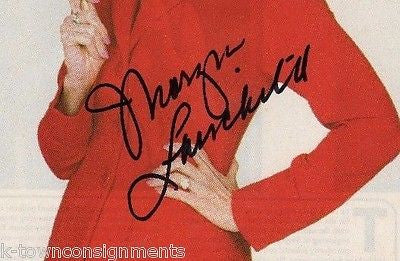 MORGAN FAIRCHILD TV & MOVIE ACTRESS VINTAGE AUTOGRAPH SIGNED MAGAZINE PAGE - K-townConsignments