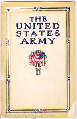 THE UNITED STATES ARMY AS A CAREER ANTIQUE WWI GRAPHIC ILLUSTRATED MILITARY BOOK - K-townConsignments