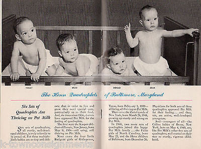 YOUR BABY VINTAGE NEW MOTHERS GRAPHIC ILLUSTRATED GUIDE BOOK PET MILK CO 1950 - K-townConsignments