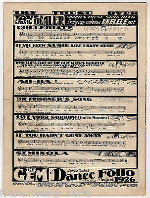 WRECK OF THE SHENANDOAH ZEPPELIN AIRSHIP ANTIQUE GRAPHIC ART SHEET MUSIC 1925 - K-townConsignments