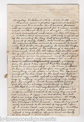 YOUNG DOCTOR WRITES LOVER POST CIVIL WAR COMMENTARY DIARY LINCOLN GRANT & MORE - K-townConsignments