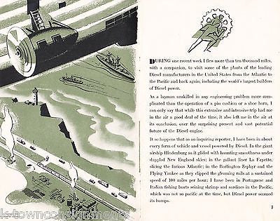 RUDOLPH DIESEL ENGINES ZEPPELIN AIRSHIP, CARS, BOATS GRAPHIC ILLUSTRATED BOOK - K-townConsignments