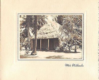 MERRY CHRISTMAS & HAPPY NEW YEAR VINTAGE WWII HAWAIIAN PHOTO GREETINGS CARD 1944 - K-townConsignments