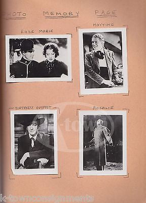 NELSON EDDY TV ACTOR MUSIC SINGER VINTAGE CHRISTMAS FAN CLUB PHOTO SCRAPBOOK - K-townConsignments