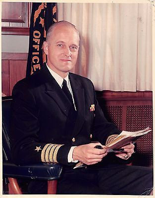 CORNELIUS MOUL NEWPORT NAVAL BASE COMMANDER VINTAGE PATRIOTIC NAVY FILE PHOTO - K-townConsignments