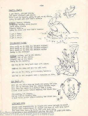 SCHOOL SONGS LYRIC BOOK ANTIQUE KIDS ILLUSTRATED SING ALONG BOOK 1939 - K-townConsignments