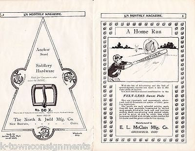 PHARO'S 5/A MONTHLY MAGAZINE ANTIQUE GRAPHIC ADVERTISING EQUESTRIAN NEWS 1901 - K-townConsignments