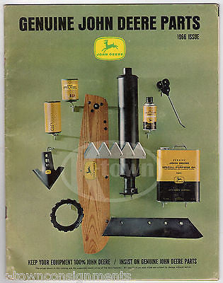 JOHN DEERE TRACTOR & FARMING EQUIPMENT VINTAGE GRAPHIC ADVERTISING PARTS CATALOG - K-townConsignments