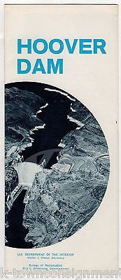 HOOVER DAM MOVIE VINTAGE GRAPHIC ADVERTISING SOUVENIR TRAVEL BROCHURE & FLYER - K-townConsignments