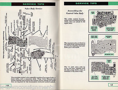 FORD SERVICE TECHNICIAN VINTAGE 1959 FORDOMATIC ENGINE REPAIR MANUAL - K-townConsignments