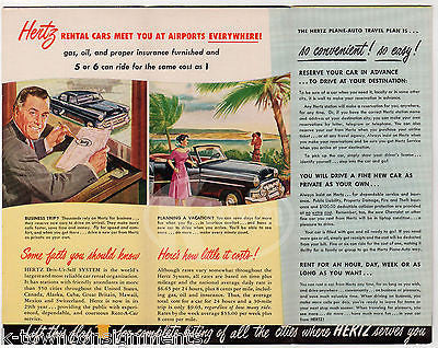 TWA TRANS WORLD AIRLINES VINTAGE GRAPHIC ADVERTISING CHICAGO FLIGHT PACKET FLYER - K-townConsignments