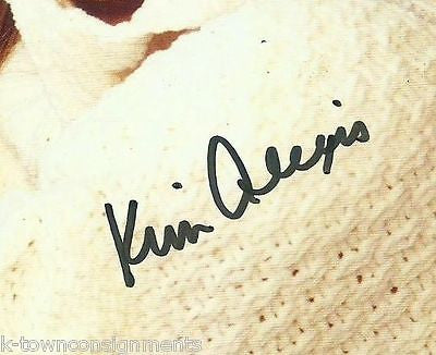 KIM ALEXIS TV & MOVIE ACTRESS VINTAGE AUTOGRAPH SIGNED PHOTO CARD - K-townConsignments