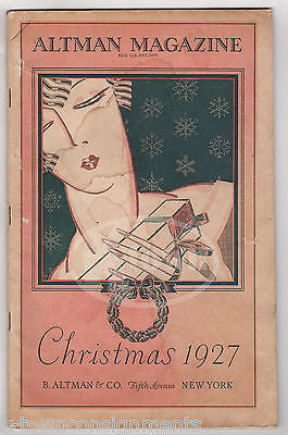 ALTMAN COMPANY CLOTHING FASHIONS SANTA ADVERTISING SALES CATALOG CHRISTMAS 1927 - K-townConsignments