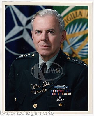 JOHN GALVIN ARMY NATO SUPREME ALLIED COMMANDER  AUTOGRAPH SIGNED MILITARY PHOTO - K-townConsignments