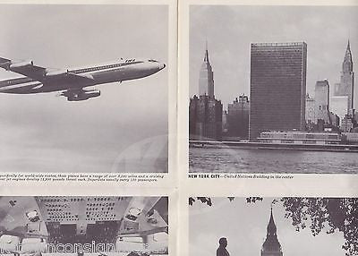 TWA TRANS WORLD AIRLINES VINTAGE WORLD TRAVEL ADVERTISING POSTER BROCHURE 1962 - K-townConsignments