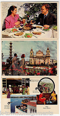 PAN AMERICAN AIRWAYS VINTAGE GRAPHIC ADVERTISING MIAMI FLIGHT PACKET & FLYERS - K-townConsignments