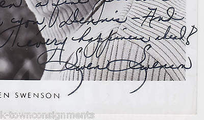 SWEN SWENSON GAY THEATRE ACTOR & DANCER VINTAGE AUTOGRAPH SIGNED PROMO PHOTO - K-townConsignments