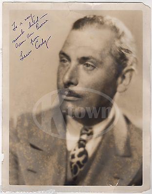 LEW CODY MGM SILENT MOVIE ACTOR ORIGINAL OVER-SIZED CLARENCE SINCLAIR BULL PHOTO - K-townConsignments