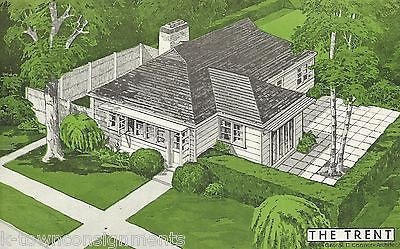 TRENT ARCHITECTURAL HOME DESIGN VINTAGE GRAPHIC ADVERTISING SALES PRINT - K-townConsignments