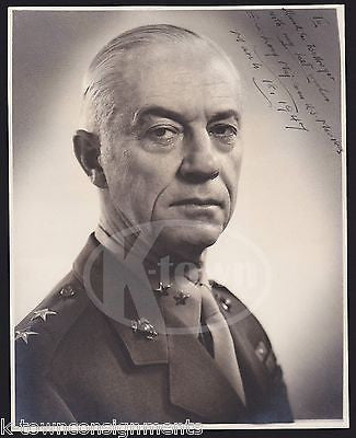 MAJOR GENERAL EARL C. LONG WWII PACIFIC CAMPAIGN MARINE AUTOGRAPH SIGNED PHOTO - K-townConsignments