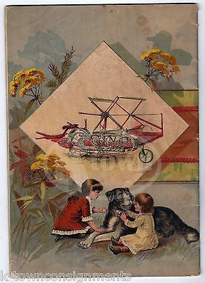 DAVIS PLATFORM BINDER CLEVELAND OHIO FARM EQUIPMENT ANTIQUE GRAPHIC SALE CATALOG - K-townConsignments