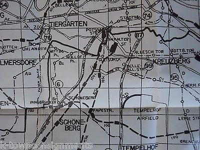 BERLIN GERMANY US SECTOR HEADQUARTERS INFORMATION GUIDE & TWO FOLD-OUT MAPS - K-townConsignments