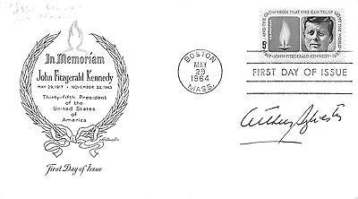 ARTHUR SYLVESTER JFK ASSISTANT SEC. ORIGINAL AUTOGRAH SIGNED POSTAL MAIL COVER - K-townConsignments