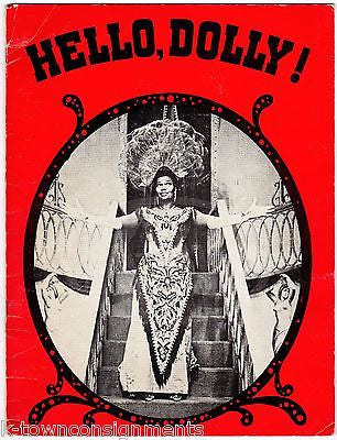 PEARL BAILEY HELLO DOLLY ACTRESS ORIGINAL THEATRE SHOW PROGRAM - K-townConsignments
