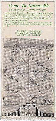 GAINESVILLE GEORGIA ATLANTA PARKS DEPARTMENT VINTAGE SOUVENIR TRAVEL BROCHURE - K-townConsignments