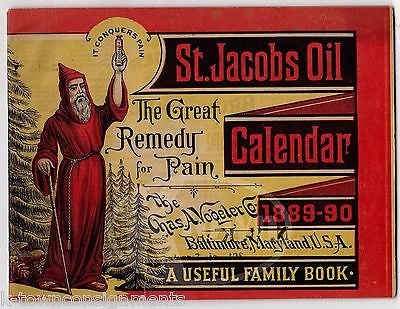 St. JACOBS OIL BALTIMORE MD ANTIQUE GRAPHIC ADVERTISING QUACK MEDICINE BOOKLET - K-townConsignments