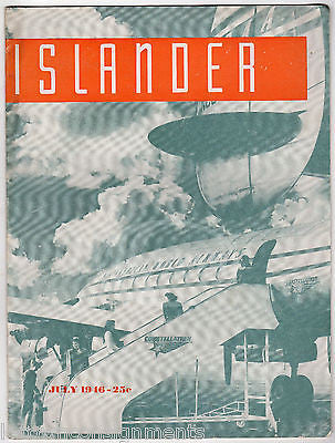 THE ISLANDER MAGAZINE VINTAGE WWII GRAPHIC HAWAIIAN MILITARY NEWS JULY 1946 - K-townConsignments