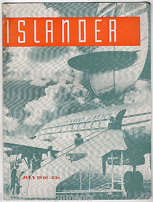 THE ISLANDER MAGAZINE VINTAGE WWII GRAPHIC HAWAIIAN MILITARY NEWS JULY 1946 - K-townConsignments