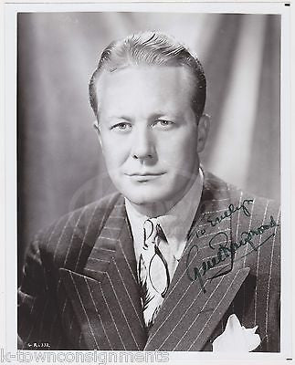 GENE RAYMOND IF I HAD A MILLION MOVIE ACTOR AUTOGRAPH SIGNED PROMO PHOTO - K-townConsignments