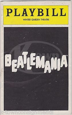 BEETLEMANIA JOE PICORINO BEETLES VINTAGE WINTER GARDEN THEATRE SHOW PLAYBILL - K-townConsignments