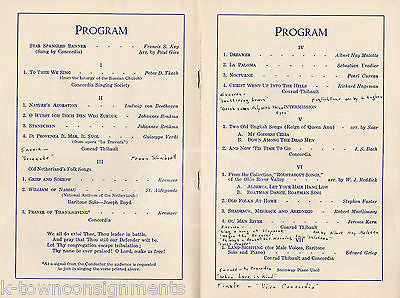 CONRAD THIBAULT ALDERSON MOWBRAY IREM TEMPLE WILKES-BARRE PA CONCERT PROGRAM - K-townConsignments