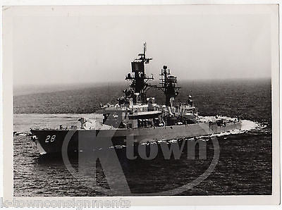 USS WAINWRIGHT GUIDED MISSILE CRUISER CG28 SHIP VINTAGE MILITARY FILE PHOTO - K-townConsignments