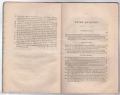 Christian Predestination Calvinism Armenian Theology Book Rev. Evans Quebec 1862 - K-townConsignments
