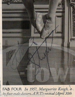 ETHAN STIEFL BALLET STAGE DANCER VINTAGE AUTOGRAPH SIGNED THEATRE PROGRAM PAGE - K-townConsignments