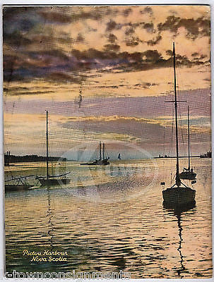 NOVA SCOTIA CANADA ANTIQUE GRAPHIC ILLUSTRATED TRAVEL ADVERTISING MAGAZINE 1937 - K-townConsignments