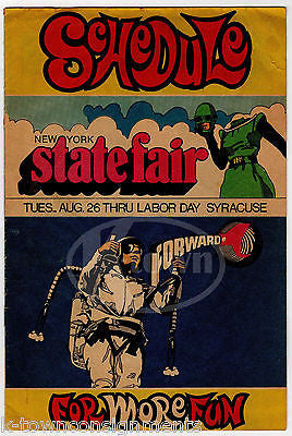 NEW YORK STATE FAIR SYRACUSE VICTOR BORGE FLIGHT JET PACK SCHEDULE PROGRAM 1969 - K-townConsignments