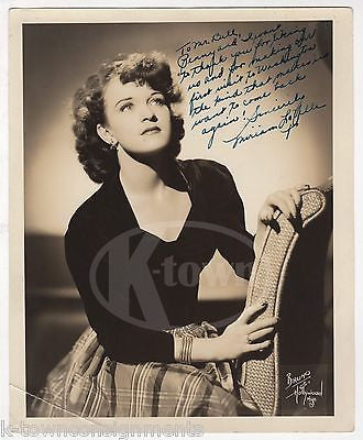 MIRIAM LAVELLE STAGE ACTRESS DANCER AUTOGRAPH SIGNED BRUNO OF HOLLYWOOD PHOTO - K-townConsignments