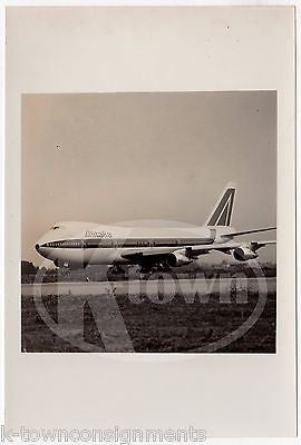 ALITALIA ITALIAN AIRLINES VINTAGE AVIATION ADVERTISING RUNWAY PROMO PHOTO - K-townConsignments