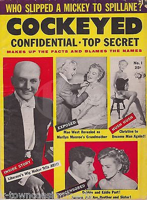 MARILYN MONROE JANE RUSSELL & NY YANKEES VINTAGE COCKEYED FAKE NEWS MAGAZINE - K-townConsignments