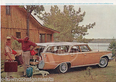 PLYMOUTH STATION WAGONS VINTAGE GRAPHIC ADVERTISING AUTOMOBILE CAR BROCHURE 1960 - K-townConsignments