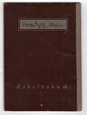 WWII BERLIN GERMANY ART DEALER ORIGINAL WORK PASSPORT TRAVEL DOCUMENTS 1935-1939 - K-townConsignments