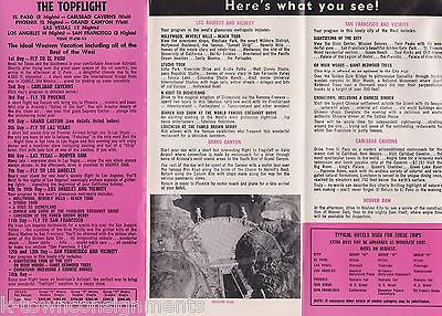 AMERICAN AIRLINES GRAND CANYON GREAT WEST VINTAGE TRAVEL ADVERTISING BROCHURE - K-townConsignments