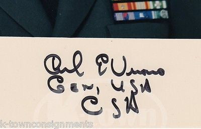 CARL VUONO ARMY GENERAL & CHIEF OF STAFF AUTOGRAPH SIGNED MILITARY PHOTO - K-townConsignments