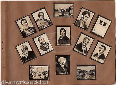 SIMON BOLIVAR BARON HUMBOLDT DON FELIX CUBAN HISTORY ANTIQUE PHOTO CARDS POSTER - K-townConsignments